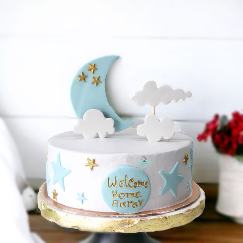 Cute-Welcome-Baby-Cake